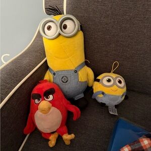 Yellow and Blue Minion Plush Toy